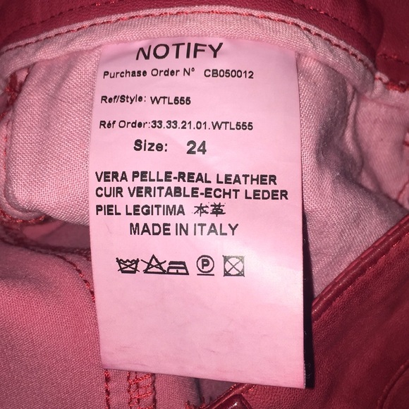 ✨NOTIFY✨Midrise Skinny Leather Pants - Picture 10 of 11